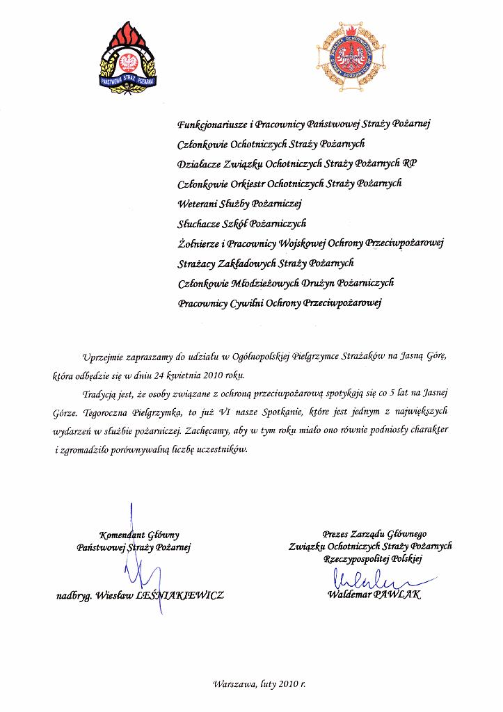 zaproszenie.jpg - Zaproszenie na Pielgrzymkę